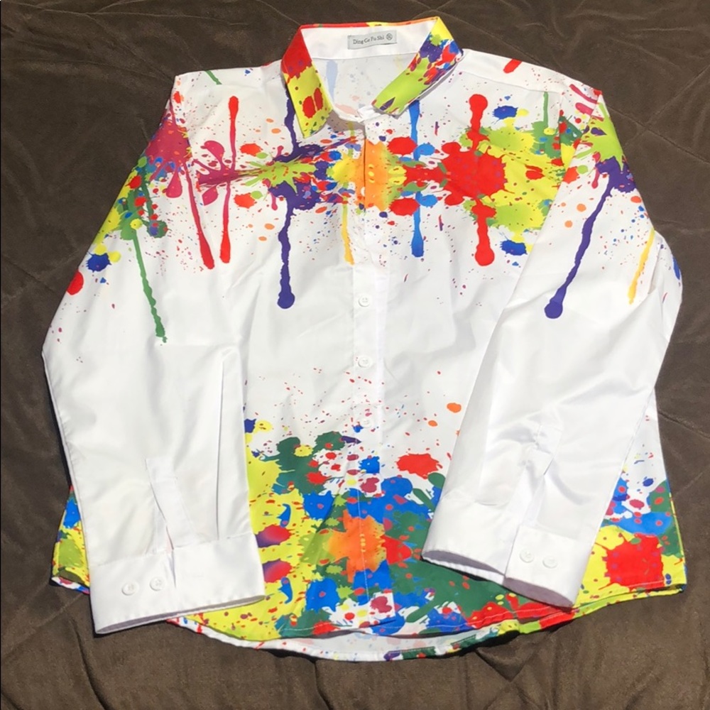Ding Ge Fu Shi button up shirt